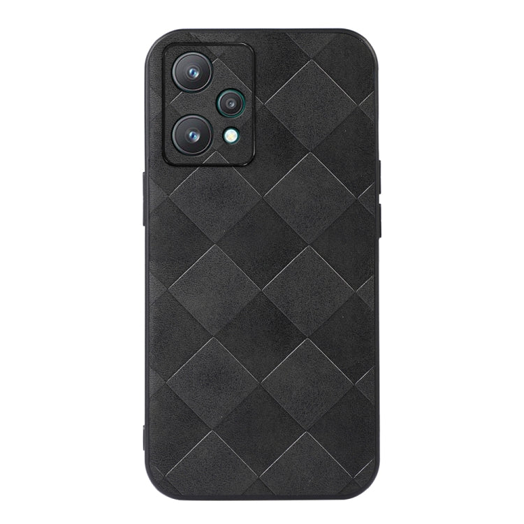 For OPPO Realme 9 Pro / Realme V25 Weave Plaid PU Phone Case