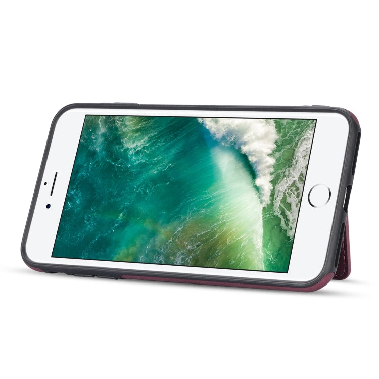 Zipper Card Holder Phone Case For iPhone 8 Plus / 7 Plus