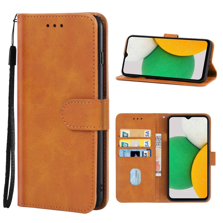 For Samsung Galaxy A03 EU Version 166.5mm Leather Phone Case