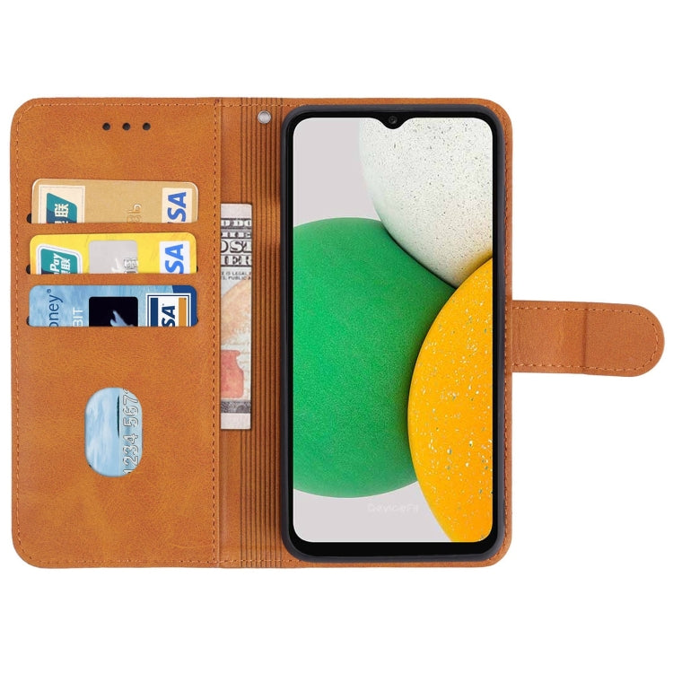For Samsung Galaxy A03 EU Version 166.5mm Leather Phone Case