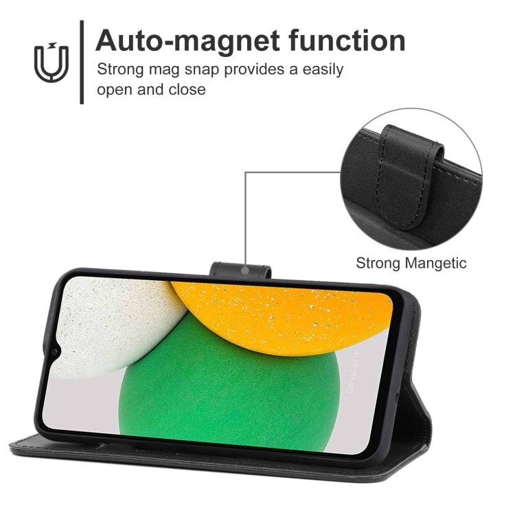 For Samsung Galaxy A03 EU Version 166.5mm Leather Phone Case