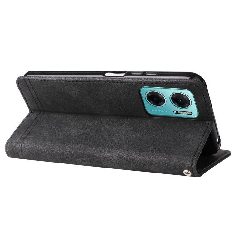 For Xiaomi Redmi Note 11E / 10 Prime+ 5G Skin Feel Life Tree Metal Button Leather Phone Case