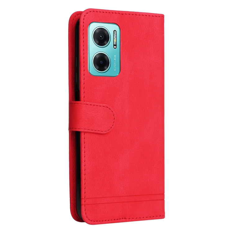 For Xiaomi Redmi Note 11E / 10 Prime+ 5G Skin Feel Life Tree Metal Button Leather Phone Case