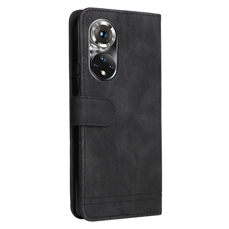 For Honor 50 Pro / Huawei nova 9 Pro Skin Feel Life Tree Metal Button Leather Phone Case