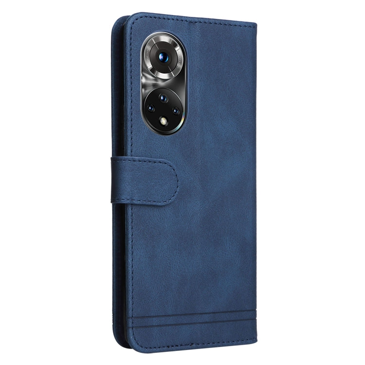 For Honor 50 Pro / Huawei nova 9 Pro Skin Feel Life Tree Metal Button Leather Phone Case