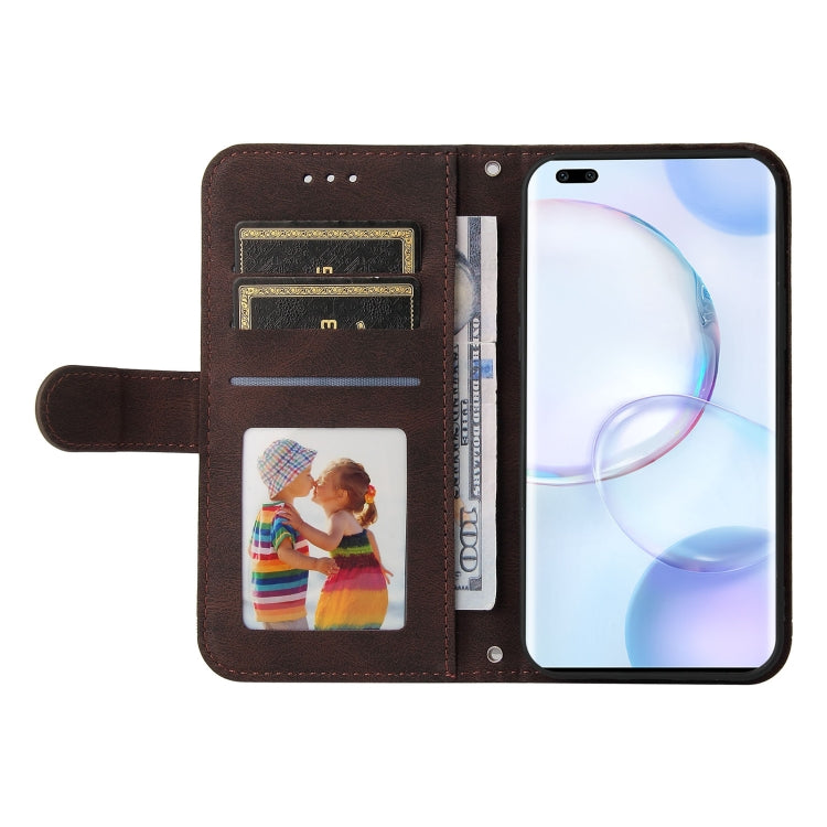 For Honor 50 Pro / Huawei nova 9 Pro Skin Feel Life Tree Metal Button Leather Phone Case