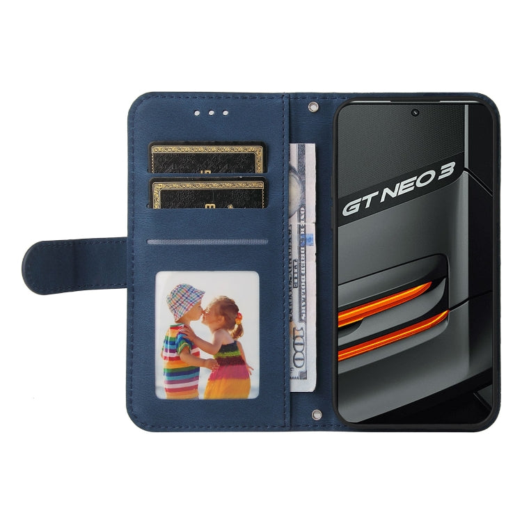 For OPPO Realme GT Neo3 Skin Feel Life Tree Metal Button Leather Phone Case