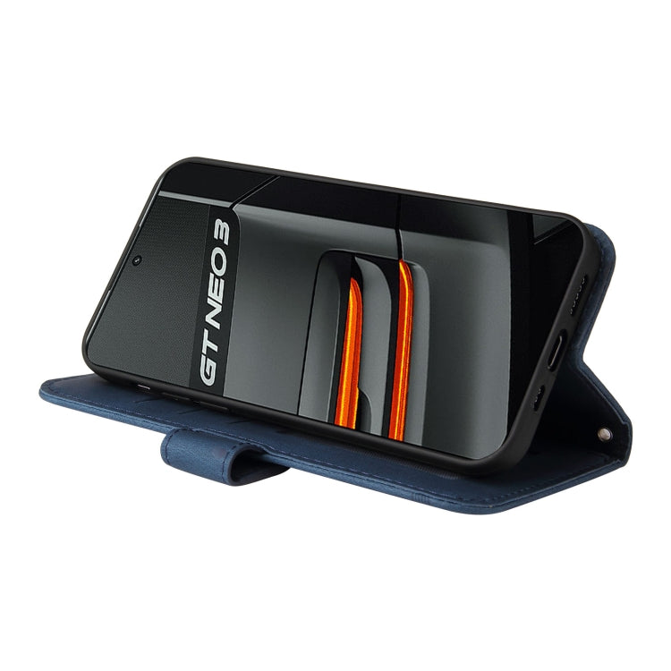 For OPPO Realme GT Neo3 Skin Feel Life Tree Metal Button Leather Phone Case