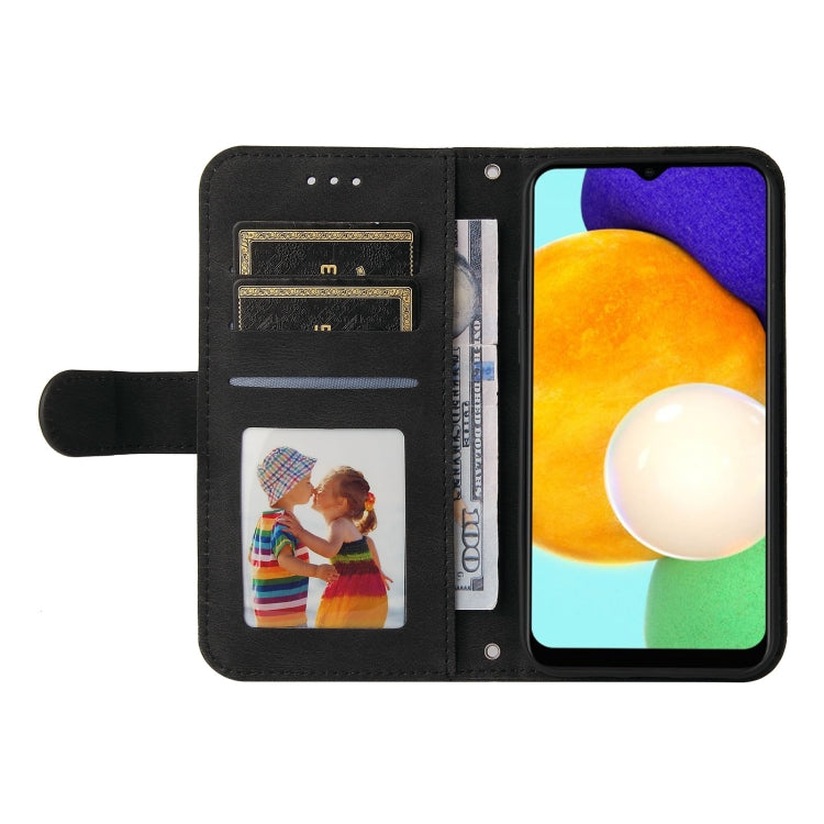 For Samsung Galaxy A03s US Version Skin Feel Life Tree Metal Button Leather Phone Case