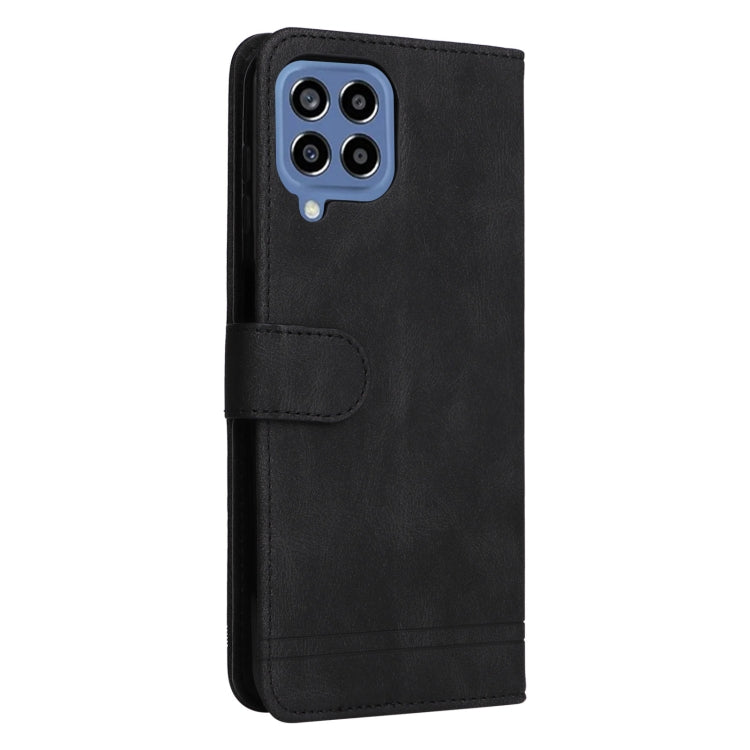For Samsung Galaxy M33 5G Global Skin Feel Life Tree Metal Button Leather Phone Case