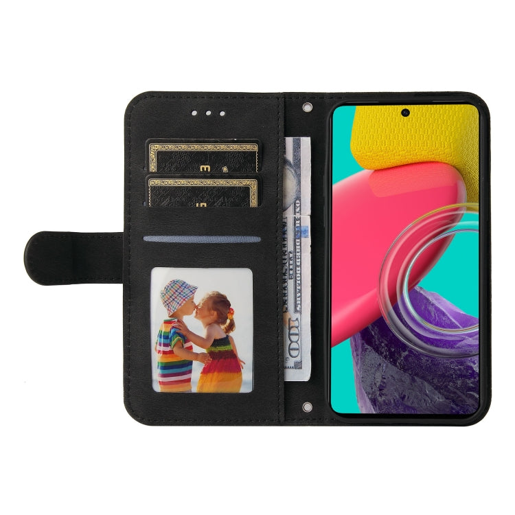 For Samsung Galaxy M53 5G Skin Feel Life Tree Metal Button Leather Phone Case