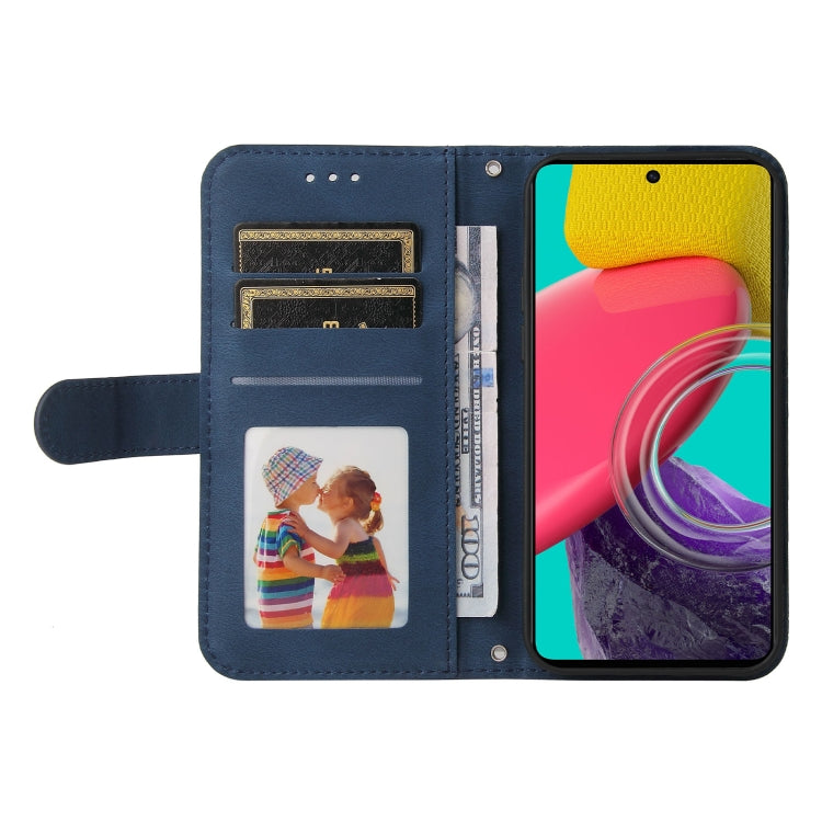 For Samsung Galaxy M53 5G Skin Feel Life Tree Metal Button Leather Phone Case