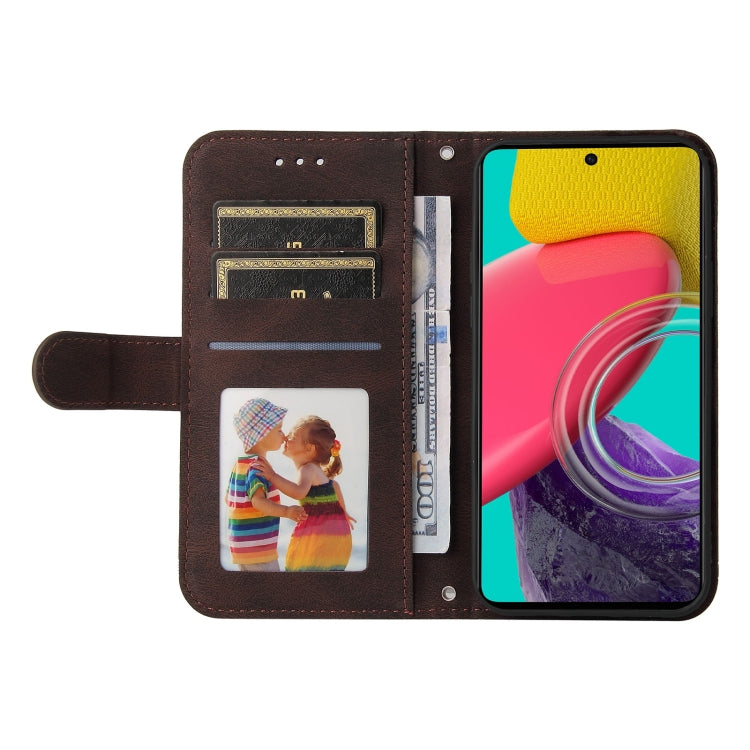 For Samsung Galaxy M53 5G Skin Feel Life Tree Metal Button Leather Phone Case
