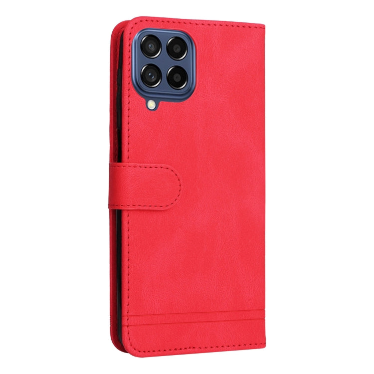 For Samsung Galaxy M53 5G Skin Feel Life Tree Metal Button Leather Phone Case