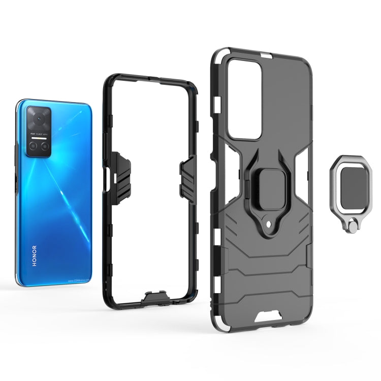 For Honor Play6T Magnetic Ring Holder PC + TPU Phone Case