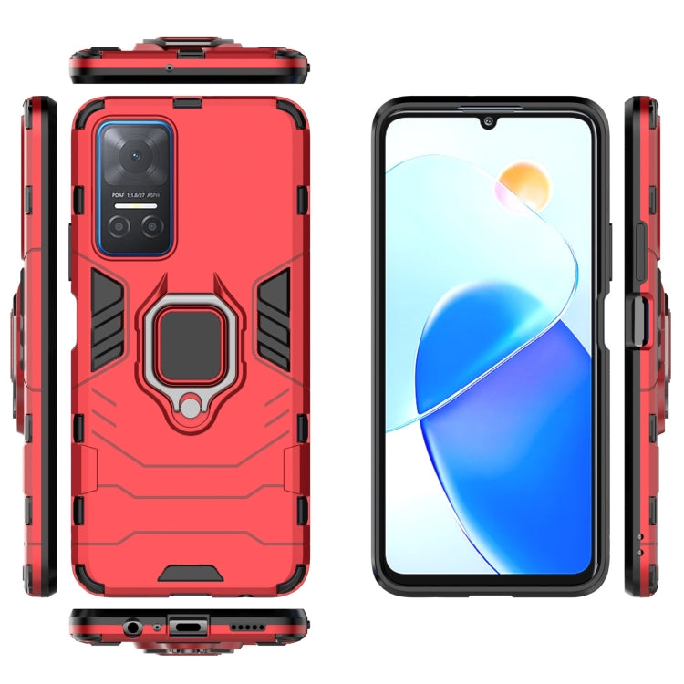 For Honor Play6T Magnetic Ring Holder PC + TPU Phone Case