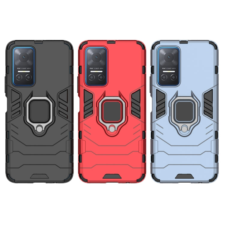 For Honor Play6T Magnetic Ring Holder PC + TPU Phone Case