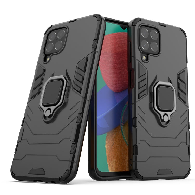 For Samsung Galaxy M33 5G Magnetic Ring Holder PC + TPU Phone Case