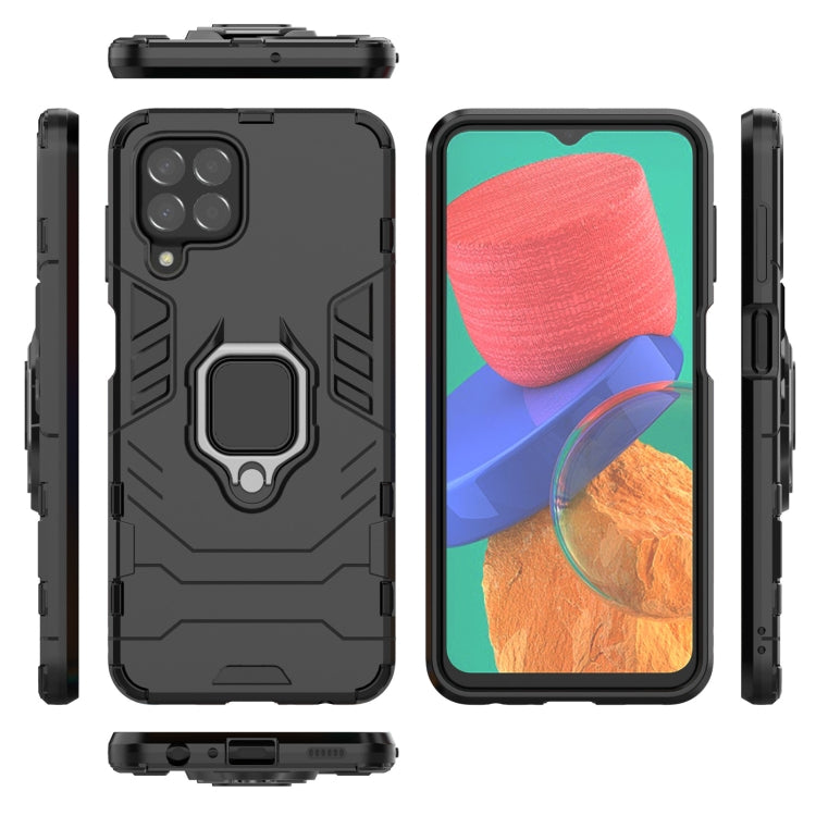 For Samsung Galaxy M33 5G Magnetic Ring Holder PC + TPU Phone Case