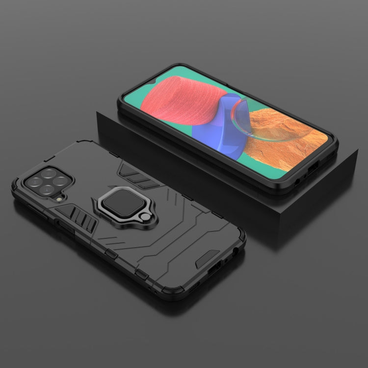 For Samsung Galaxy M33 5G Magnetic Ring Holder PC + TPU Phone Case