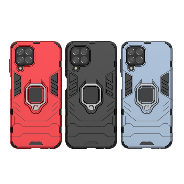 For Samsung Galaxy M33 5G Magnetic Ring Holder PC + TPU Phone Case