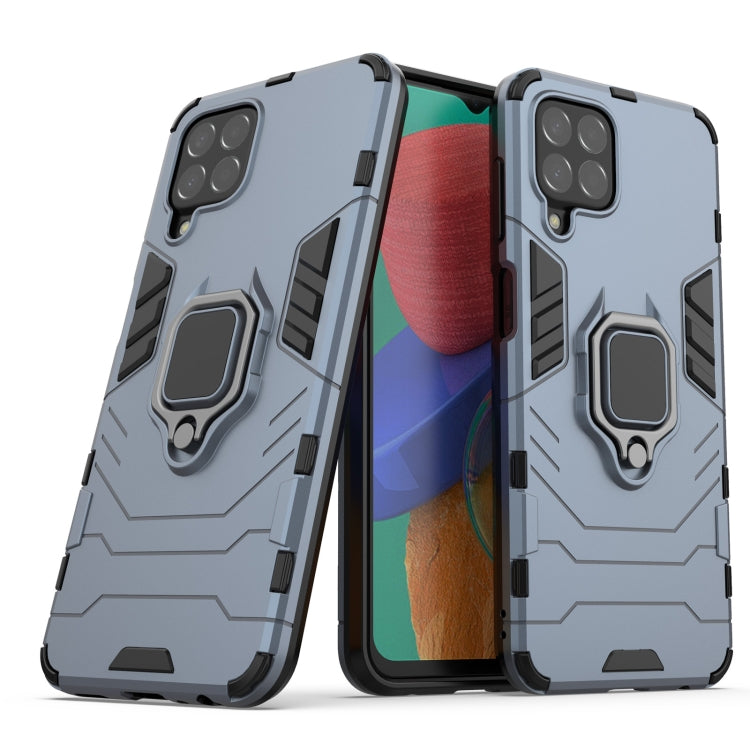 For Samsung Galaxy M33 5G Magnetic Ring Holder PC + TPU Phone Case