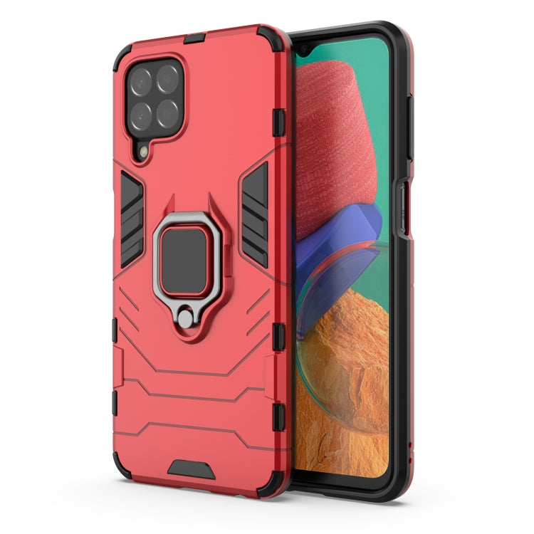 For Samsung Galaxy M33 5G Magnetic Ring Holder PC + TPU Phone Case