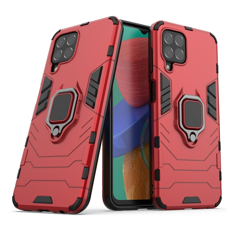 For Samsung Galaxy M33 5G Magnetic Ring Holder PC + TPU Phone Case