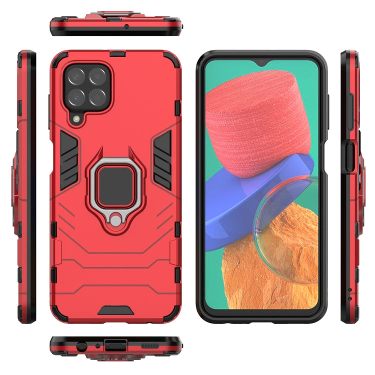 For Samsung Galaxy M33 5G Magnetic Ring Holder PC + TPU Phone Case