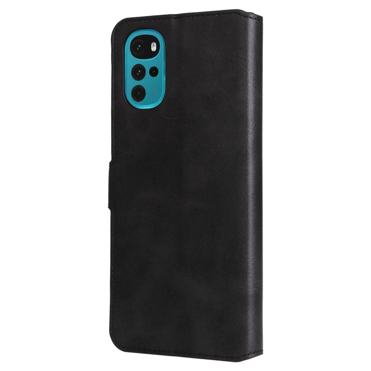 For Motorola Moto G22 Classic Calf Texture Flip Leather Phone Case