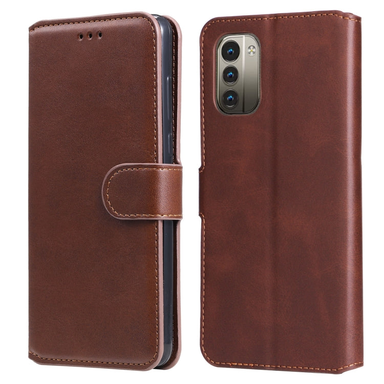 For Nokia G21 / G11 Classic Calf Texture Flip Leather Phone Case