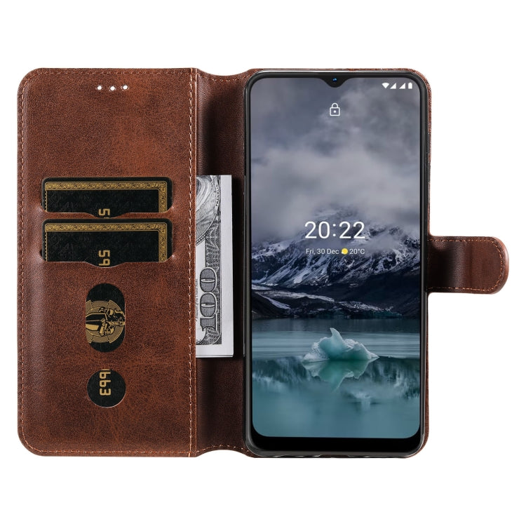 For Nokia G21 / G11 Classic Calf Texture Flip Leather Phone Case