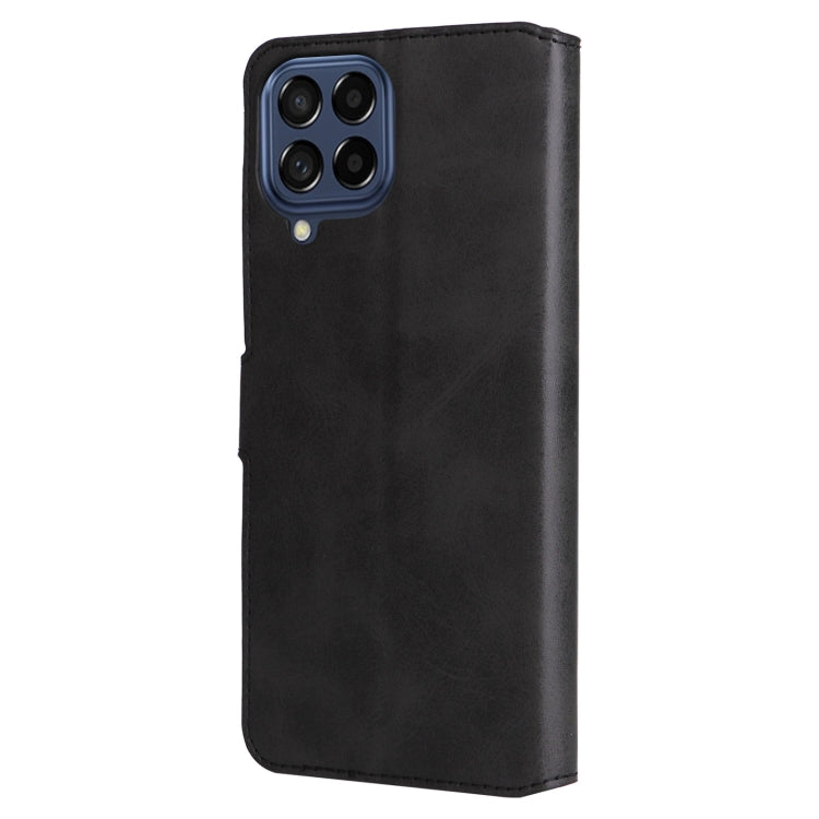 For Samsung Galaxy M53 5G Classic Calf Texture Flip Leather Phone Case