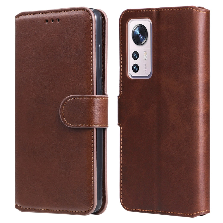 For Xiaomi 12 / 12X Classic Calf Texture Flip Leather Phone Case