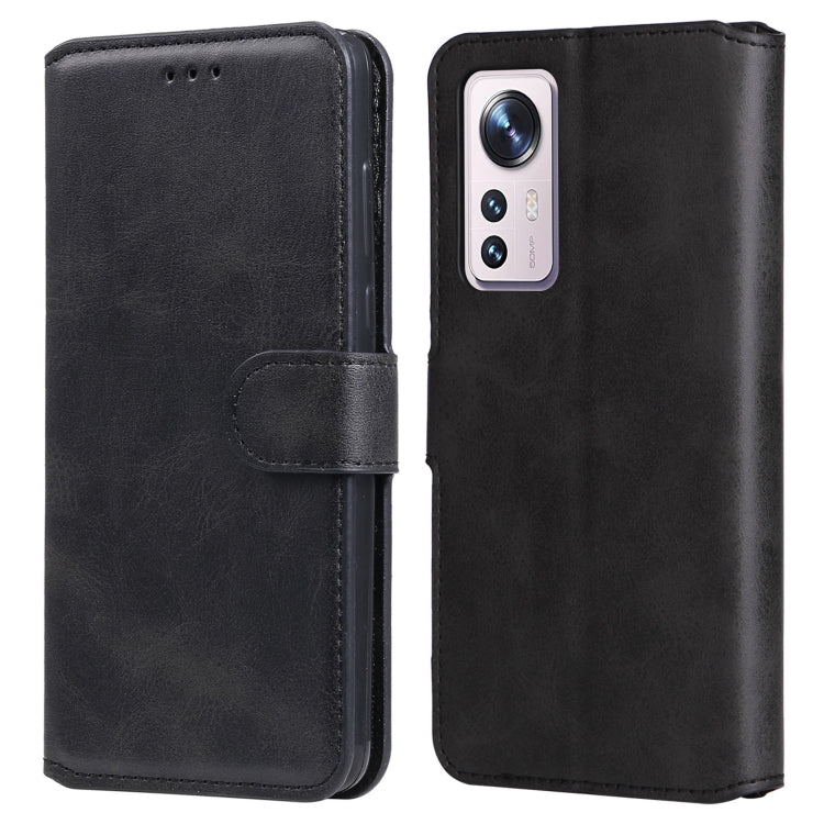 For Xiaomi 12 / 12X Classic Calf Texture Flip Leather Phone Case