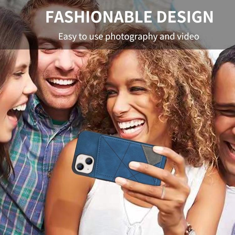 For iPhone 13 mini Line Card Holder Phone Case