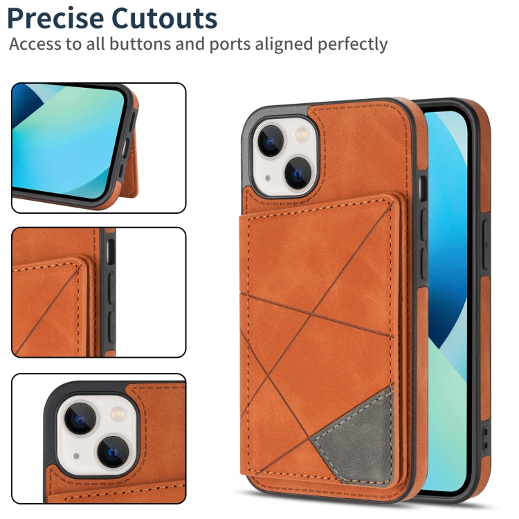 For iPhone 13 Line Card Holder Phone Case