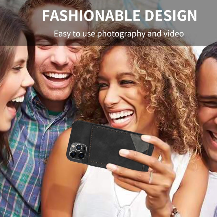 For iPhone 13 Pro Line Card Holder Phone Case