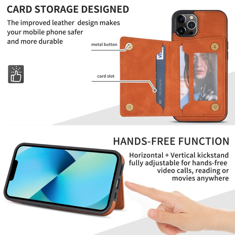 For iPhone 13 Pro Max Line Card Holder Phone Case