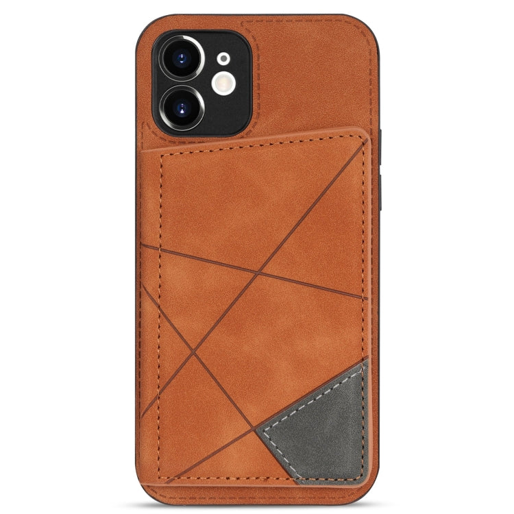 For iPhone 12 mini Line Card Holder Phone Case