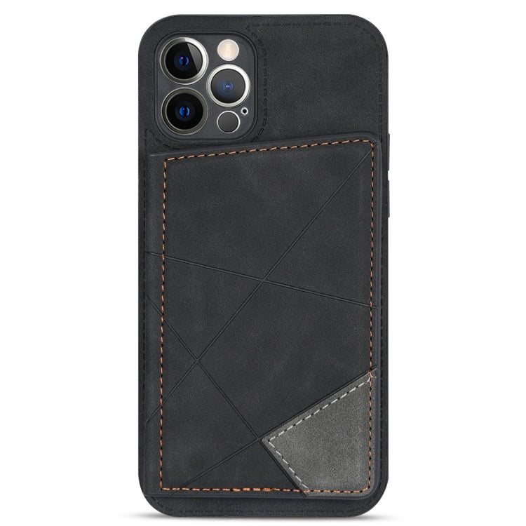 For iPhone 12 Pro Line Card Holder Phone Case