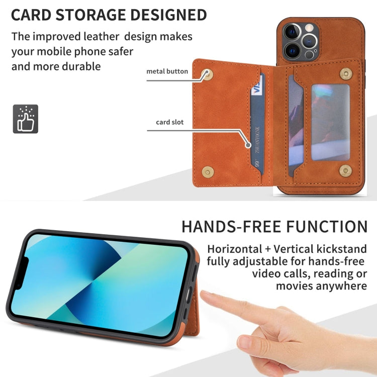 For iPhone 11 Pro Line Card Holder Phone Case