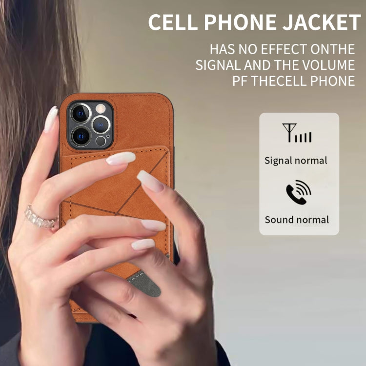 For iPhone 11 Pro Max Line Card Holder Phone Case