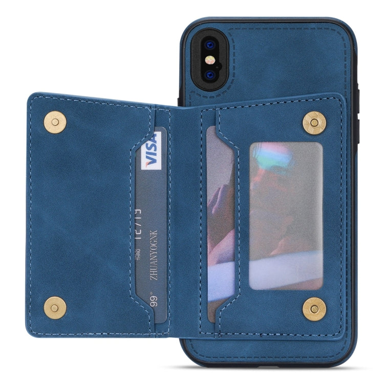 For iPhone X / XS Line Card Holder Phone Case