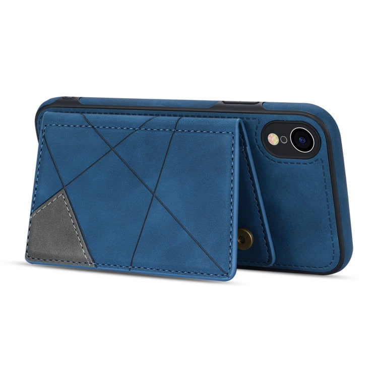 For iPhone XR Line Card Holder Phone Case