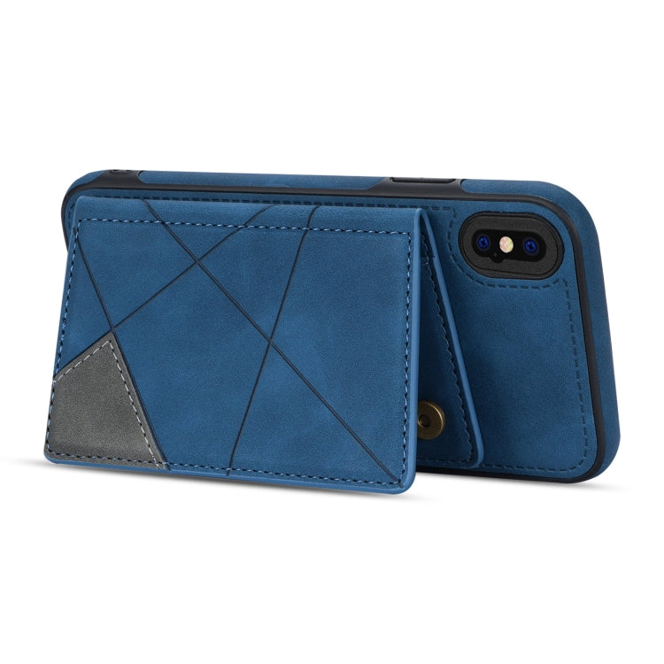 For iPhone XS Max Line Card Holder Phone Case