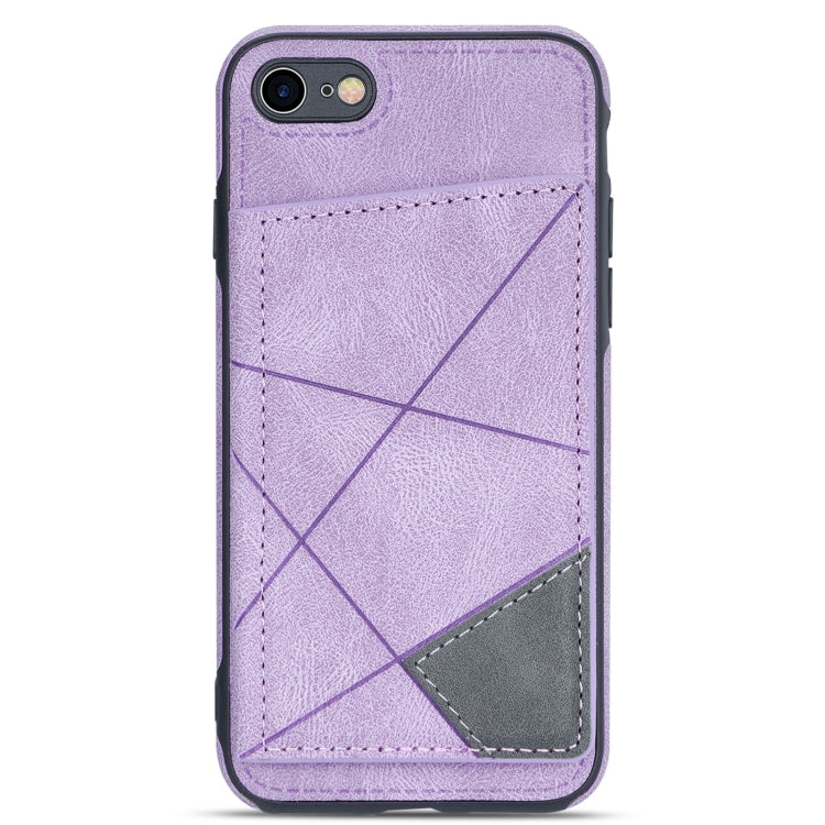 For iPhone SE 2022 / SE 2020 / 8 / 7 Line Card Holder Phone Case