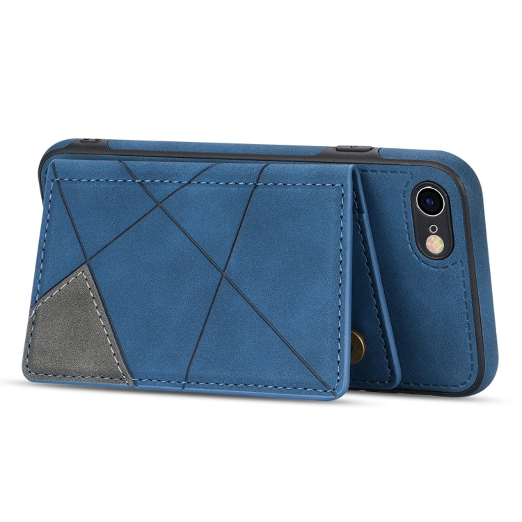 For iPhone SE 2022 / SE 2020 / 8 / 7 Line Card Holder Phone Case