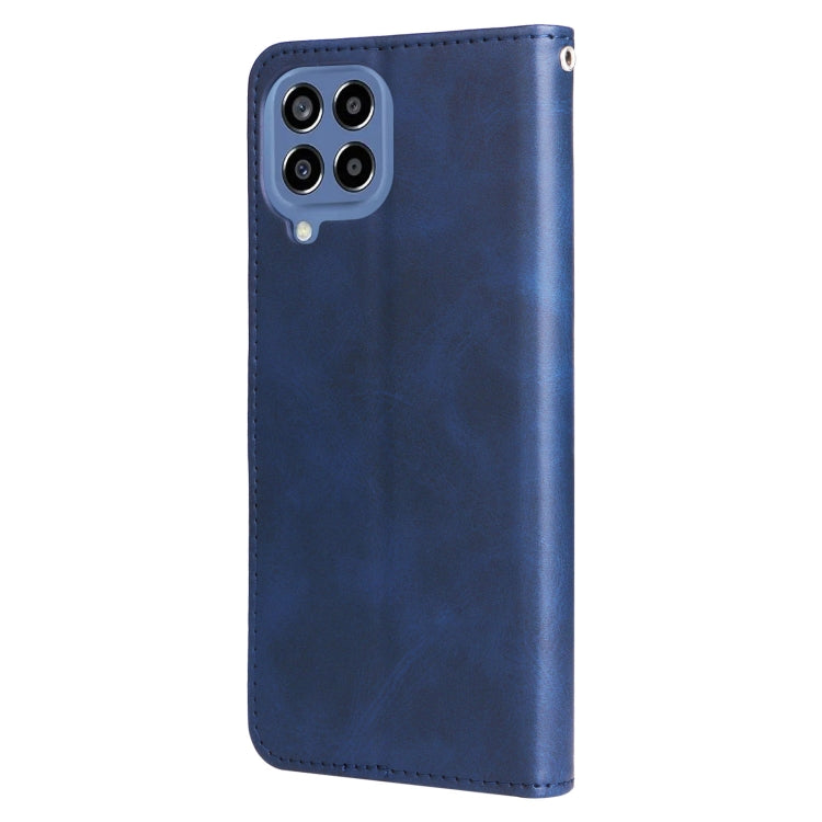 For Samsung Galaxy M33 5G Global Calf Texture Zipper Leather Phone Case