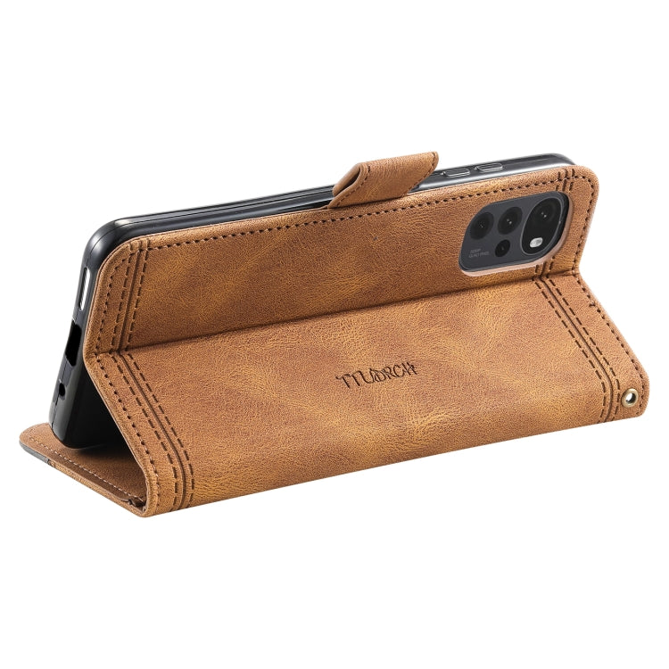 For Motorola Moto G22 Splicing Leather Phone Case